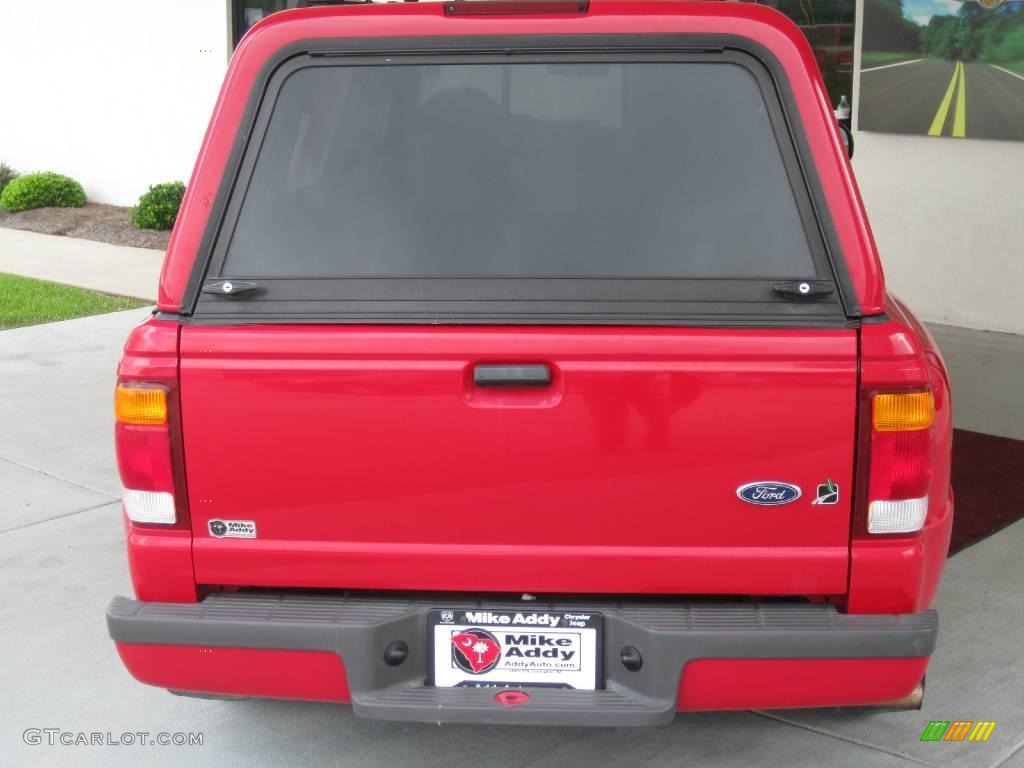 1999 Ranger XLT Extended Cab - Bright Red / Medium Graphite photo #4