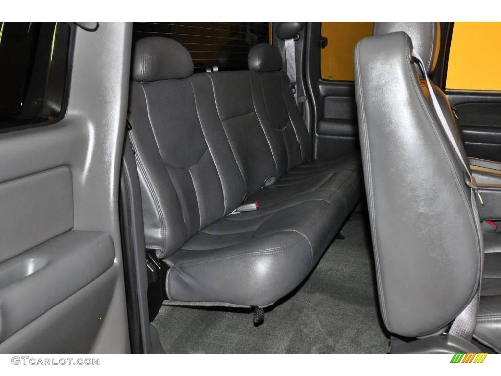2003 Sierra 2500HD SLT Extended Cab 4x4 - Carbon Metallic / Dark Pewter photo #16