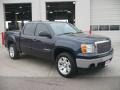 Deep Blue Metallic 2007 GMC Sierra 1500 SLT Crew Cab 4x4