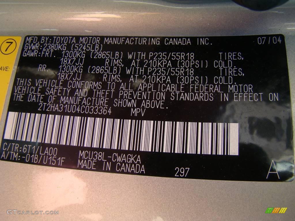 2004 RX 330 AWD - Bamboo Pearl / Ivory photo #15