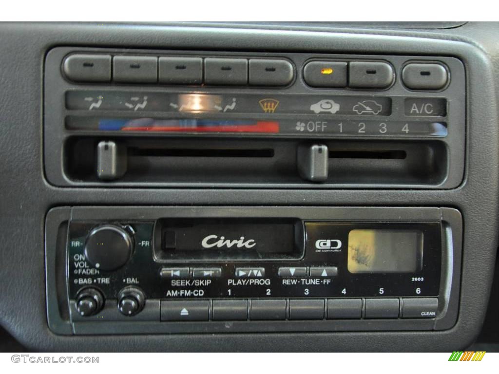 1994 Civic DX Sedan - Harvard Blue Pearl / Dark Grey photo #8