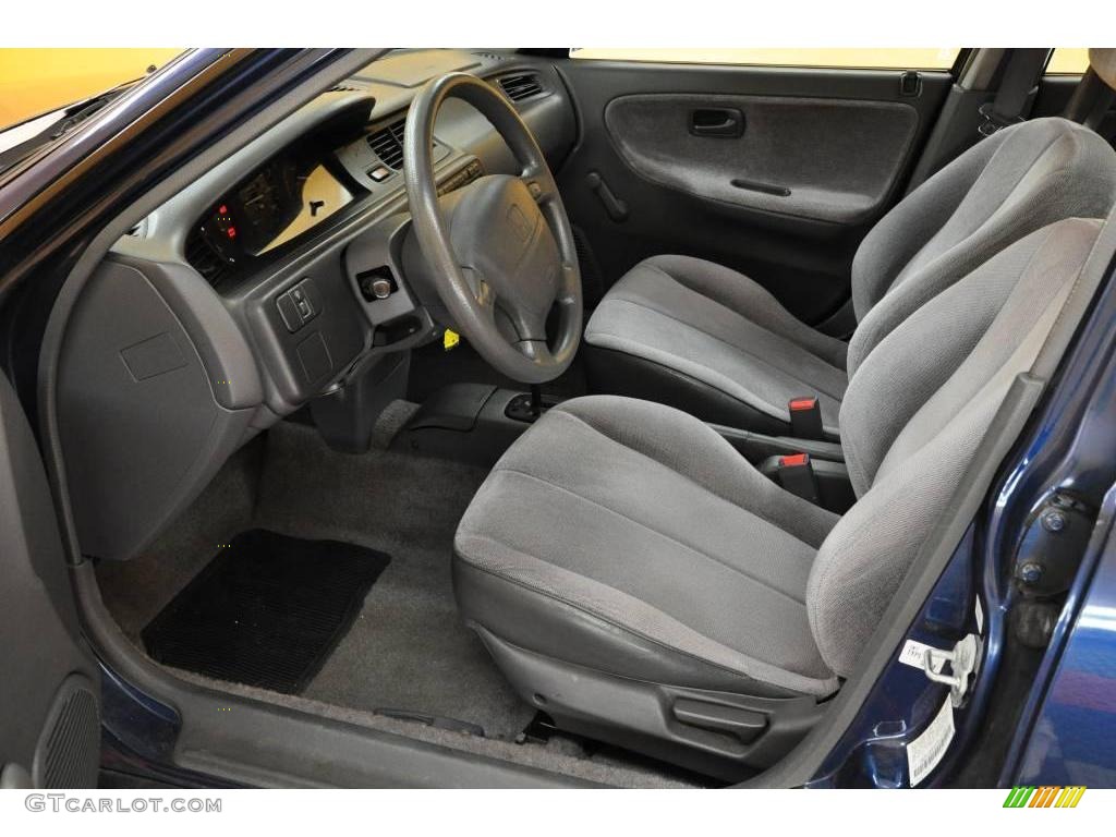 1994 Civic DX Sedan - Harvard Blue Pearl / Dark Grey photo #11