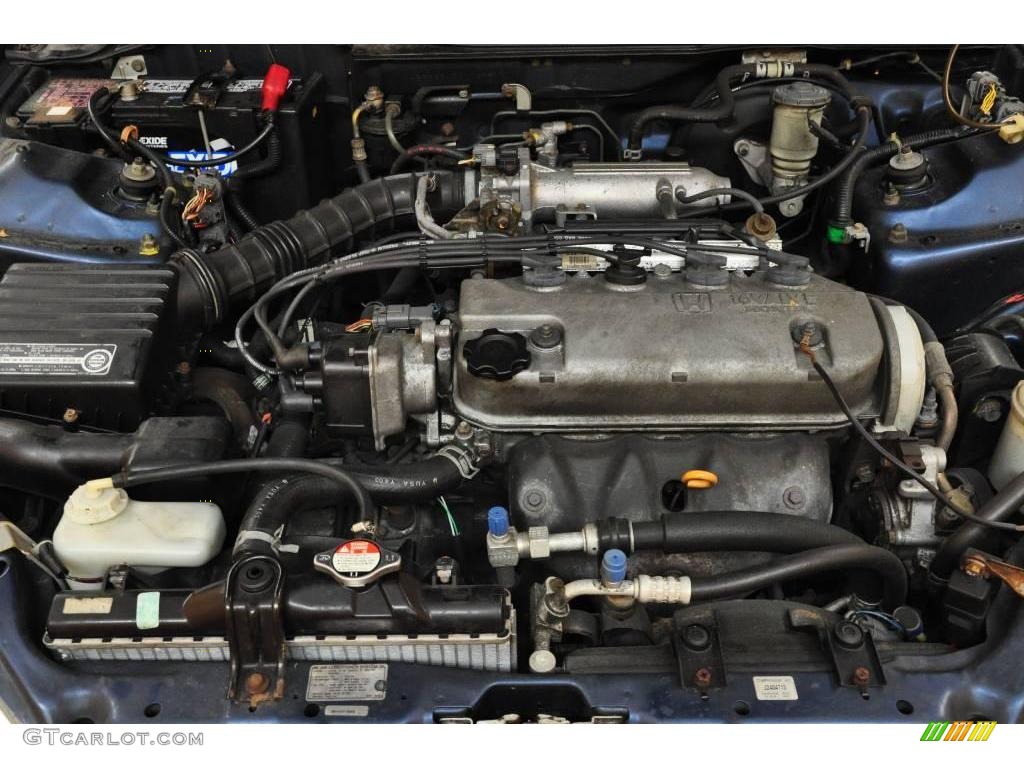 1994 Civic DX Sedan - Harvard Blue Pearl / Dark Grey photo #17