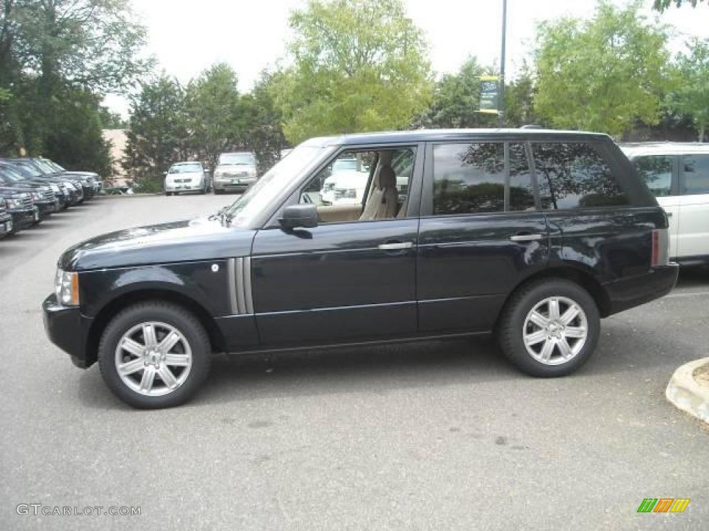 2007 Range Rover HSE - Buckingham Blue Metallic / Sand/Jet photo #2