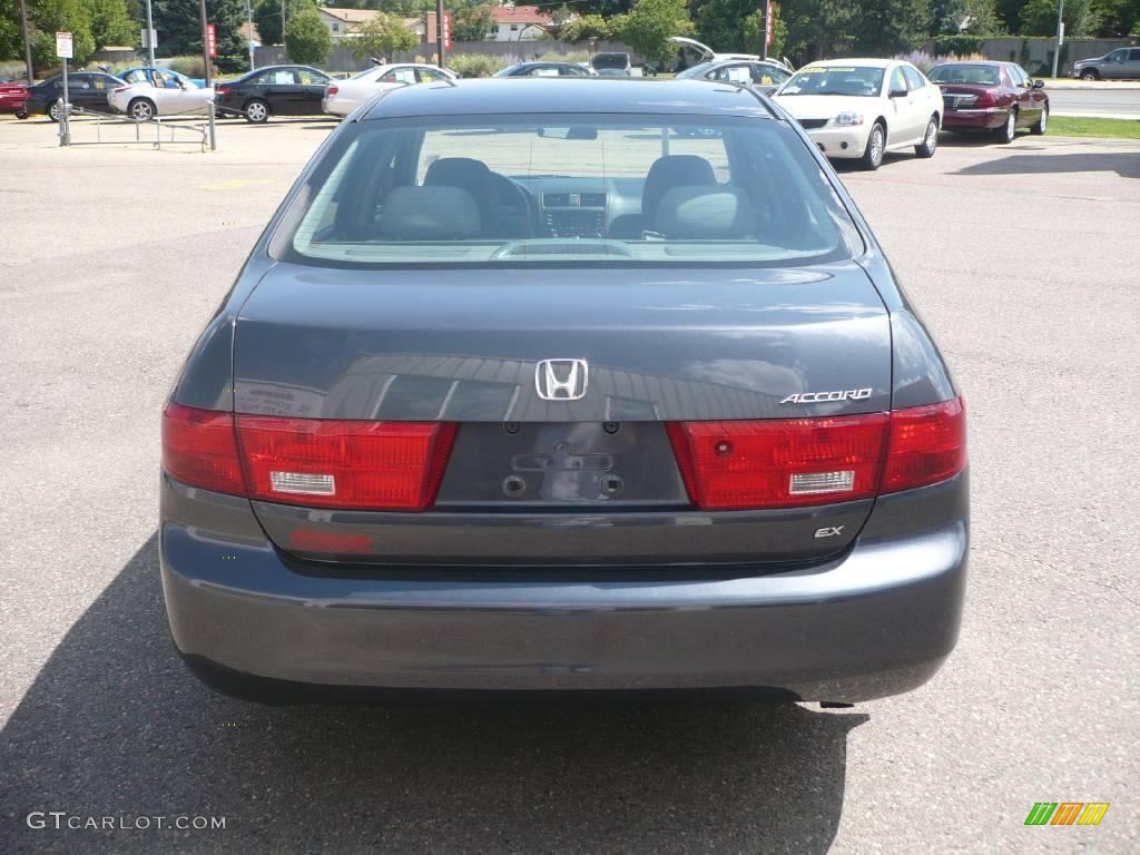 2005 Accord EX Sedan - Graphite Pearl / Gray photo #4