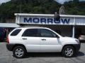 2008 Clear White Kia Sportage LX V6 4x4  photo #1