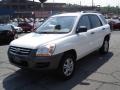 2008 Clear White Kia Sportage LX V6 4x4  photo #16