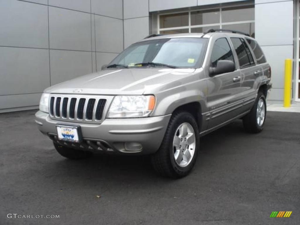 2001 Grand Cherokee Limited 4x4 - Silverstone Metallic / Agate photo #1