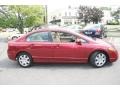 2007 Tango Red Pearl Honda Civic LX Sedan  photo #4