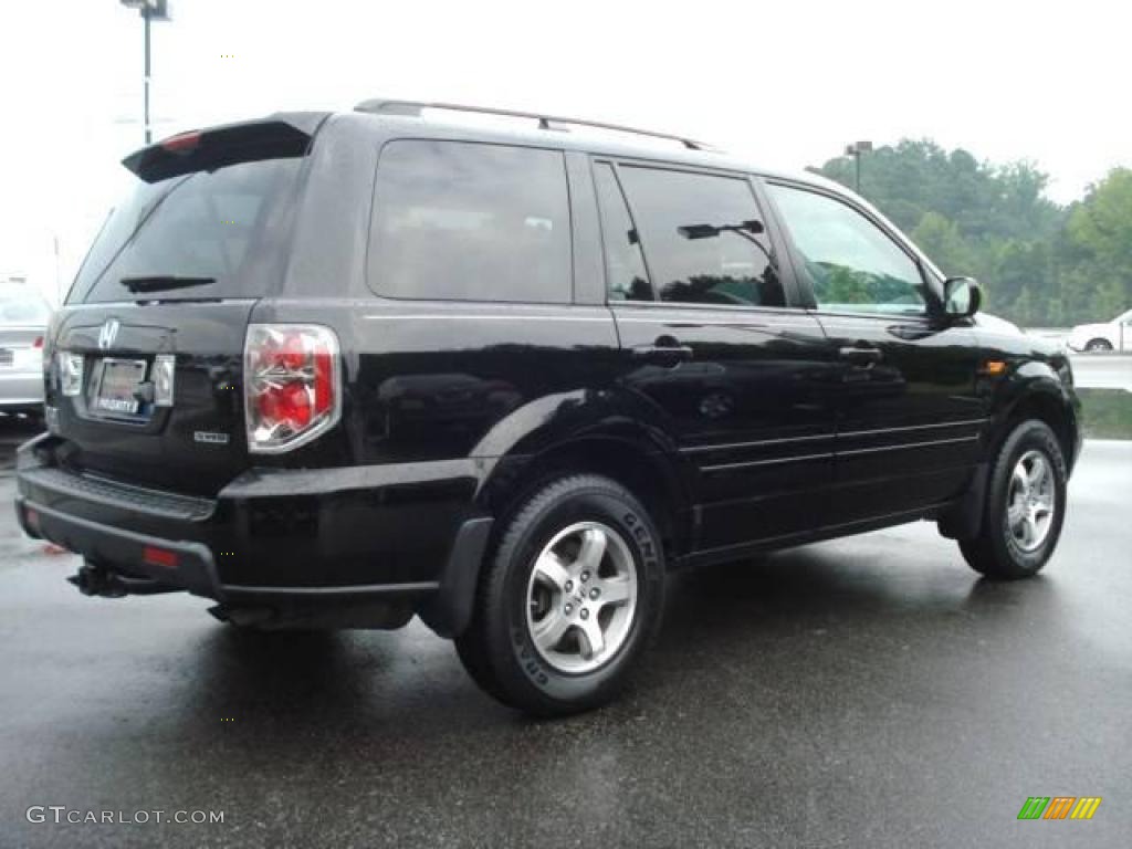 2007 Pilot EX-L 4WD - Formal Black / Gray photo #6