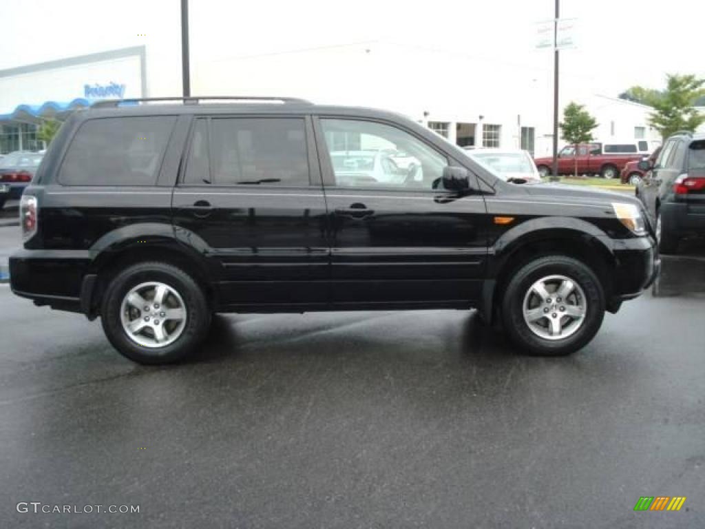 2007 Pilot EX-L 4WD - Formal Black / Gray photo #7