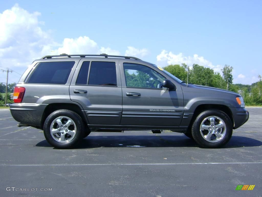 2004 Grand Cherokee Limited 4x4 - Graphite Metallic / Dark Slate Gray photo #8