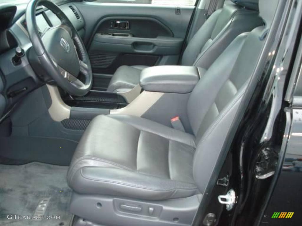 2007 Pilot EX-L 4WD - Formal Black / Gray photo #10