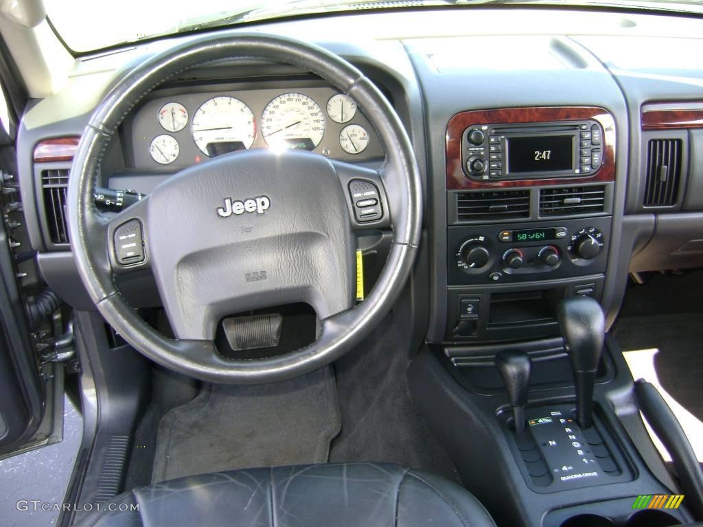 2004 Grand Cherokee Limited 4x4 - Graphite Metallic / Dark Slate Gray photo #13