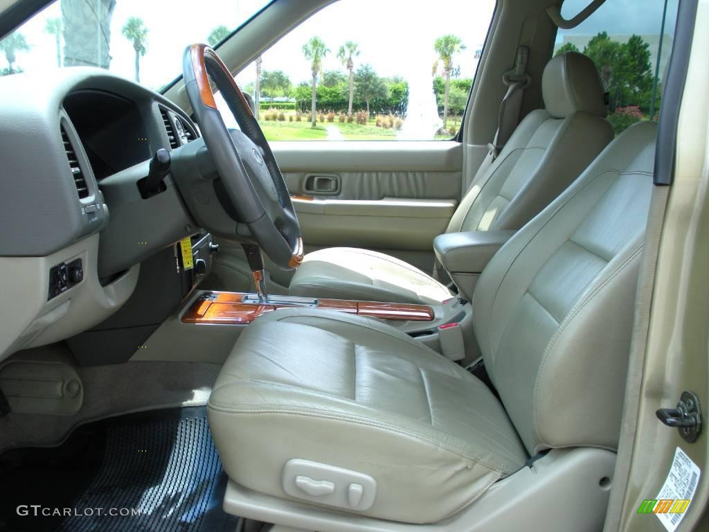 2002 QX4 4x4 - Golden Sand Metallic / Stone Beige photo #11