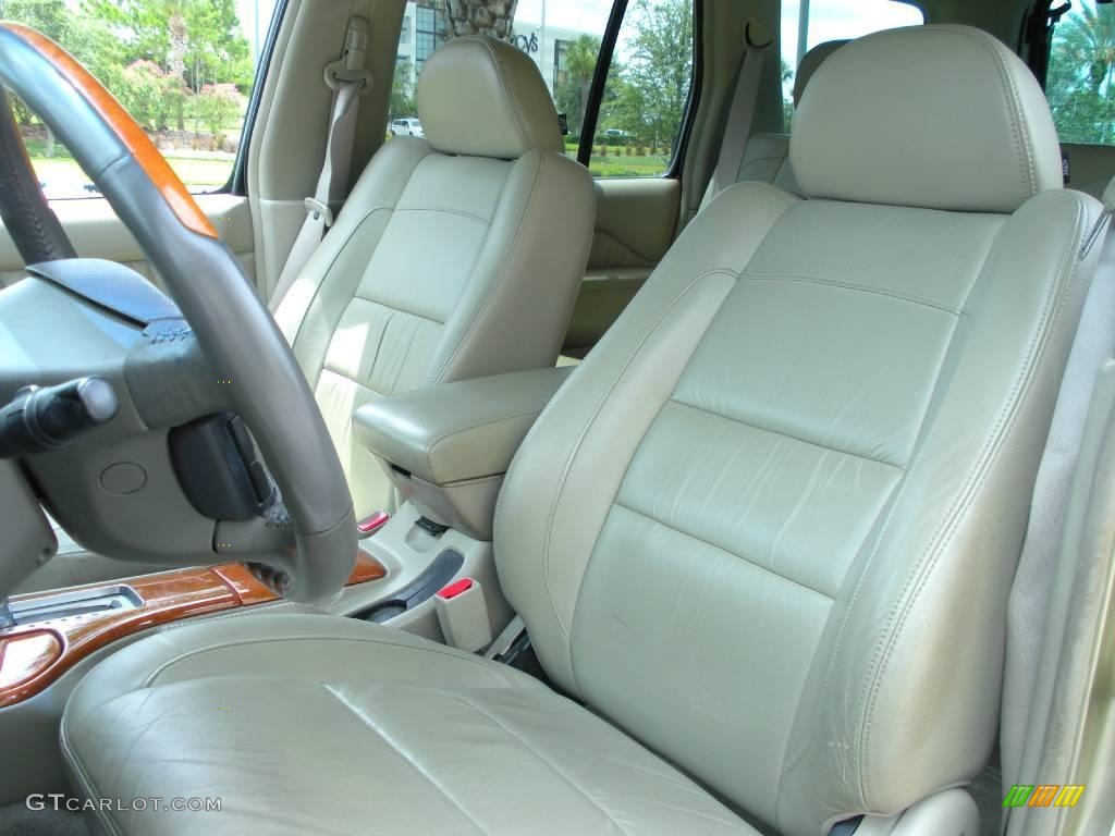 2002 QX4 4x4 - Golden Sand Metallic / Stone Beige photo #12