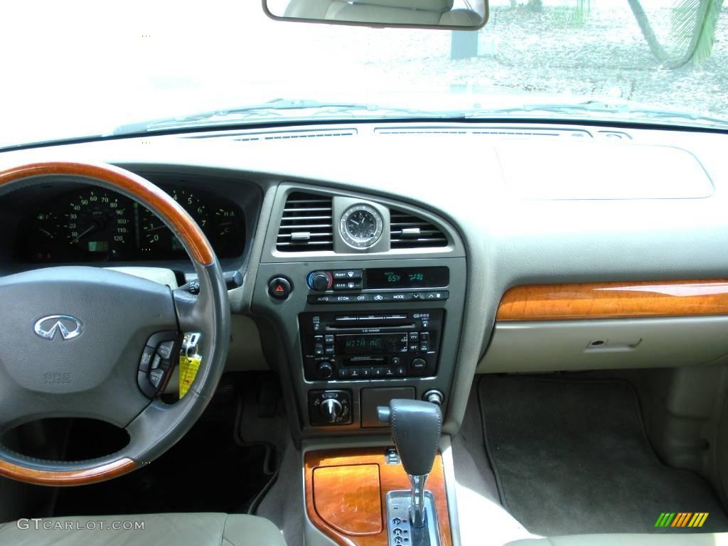 2002 QX4 4x4 - Golden Sand Metallic / Stone Beige photo #16