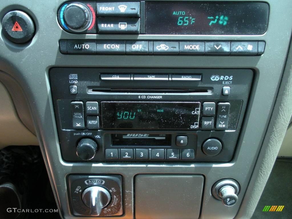 2002 QX4 4x4 - Golden Sand Metallic / Stone Beige photo #19