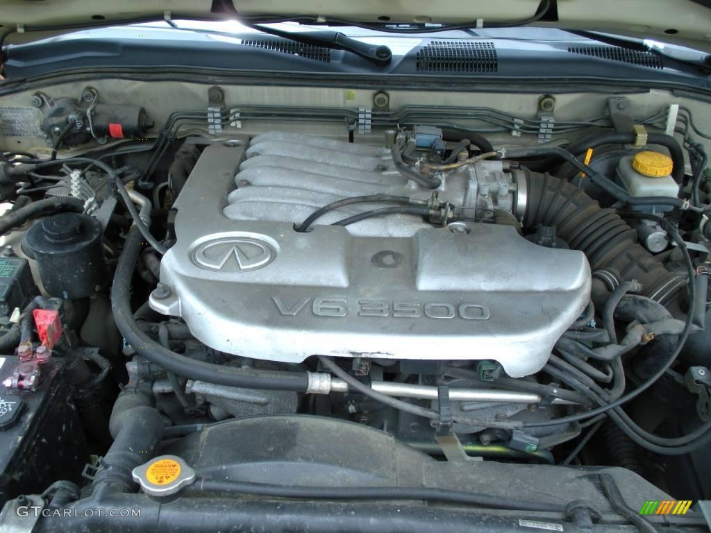 2002 QX4 4x4 - Golden Sand Metallic / Stone Beige photo #22