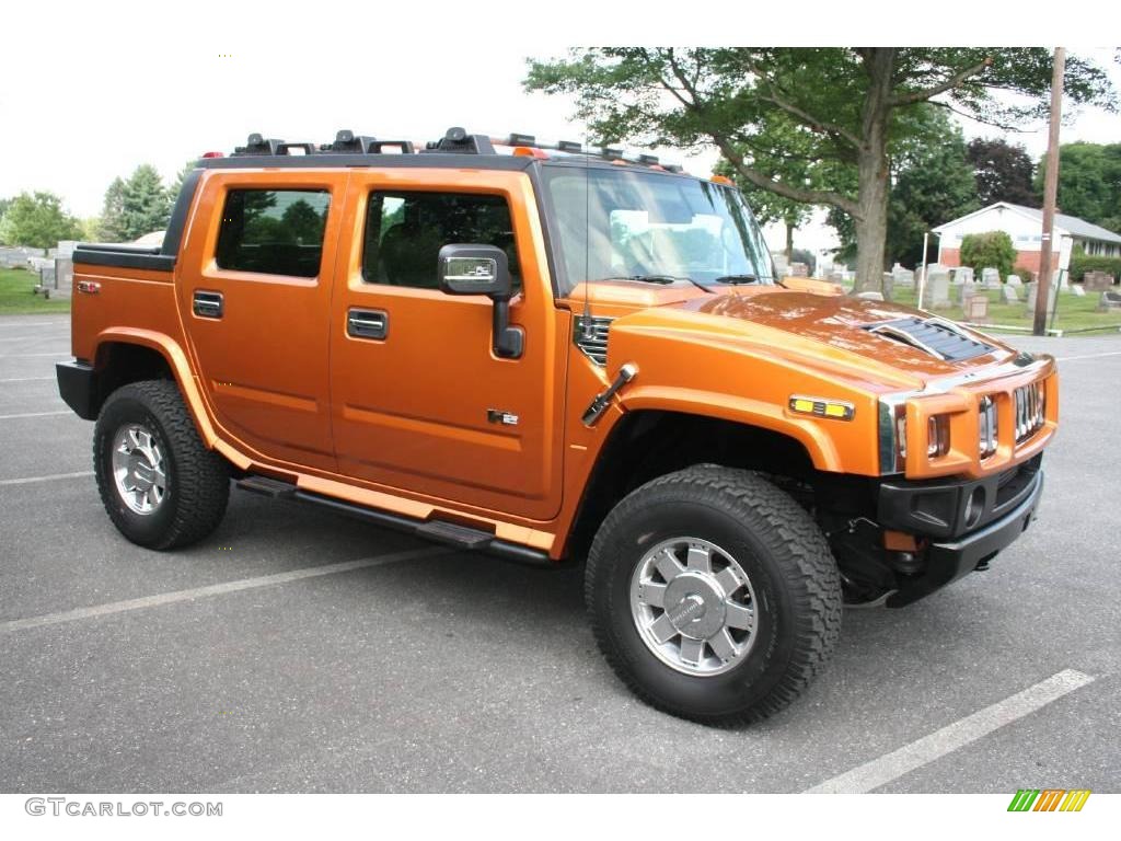 2006 H2 SUT - Fusion Orange / Ebony photo #8