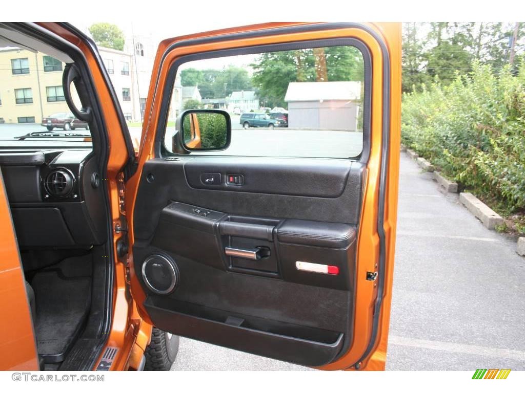 2006 H2 SUT - Fusion Orange / Ebony photo #16