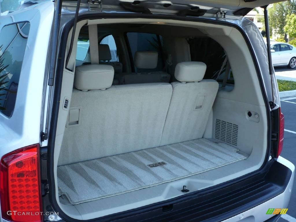 2007 QX 56 4WD - Silver Indulgence / Willow Beige photo #11