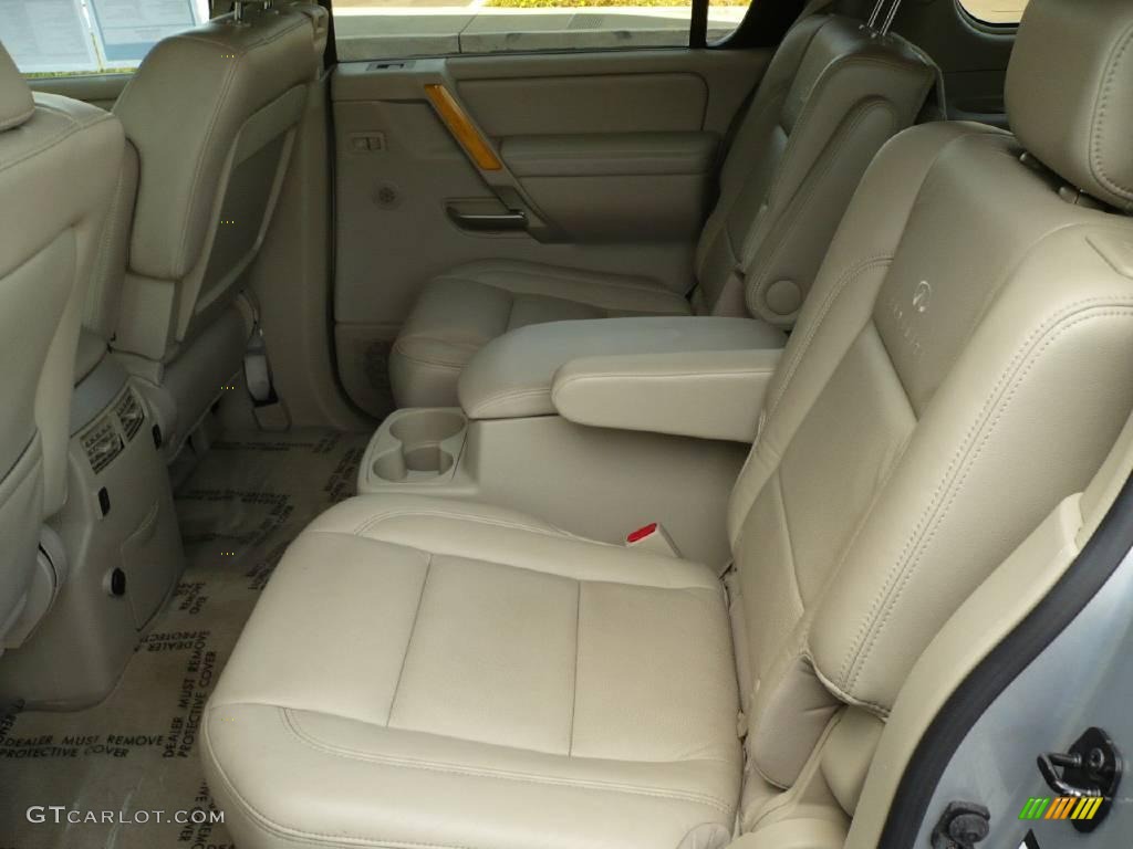 2007 QX 56 4WD - Silver Indulgence / Willow Beige photo #18