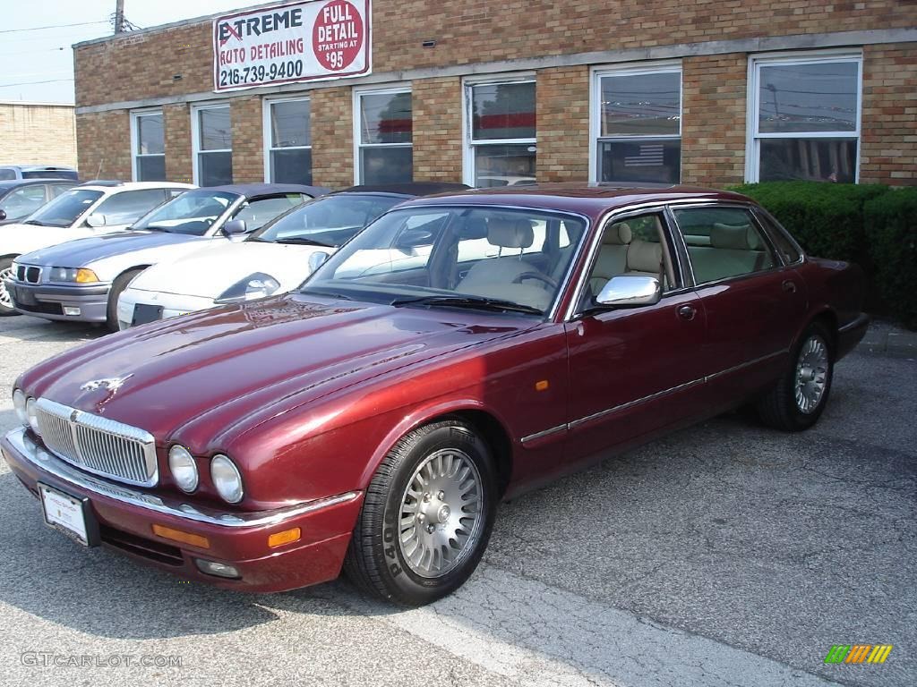 1997 XJ XJ6 - Carnival Red Pearl / Ivory photo #1