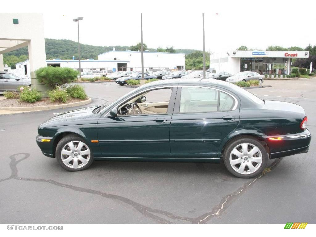 2006 X-Type 3.0 - British Racing Green / Ivory photo #9