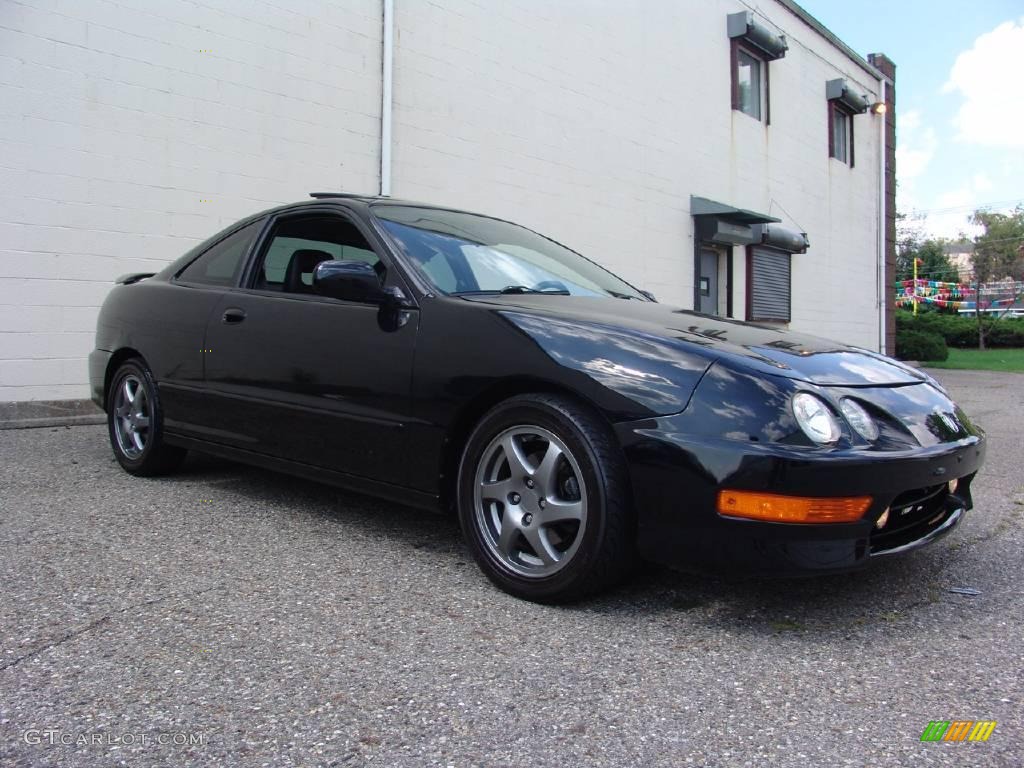 2001 Integra GS-R Coupe - Nighthawk Black Pearl / Ebony photo #4