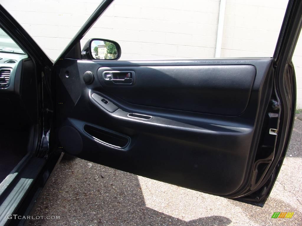 2001 Acura Integra GS-R Coupe Ebony Door Panel Photo #16230528