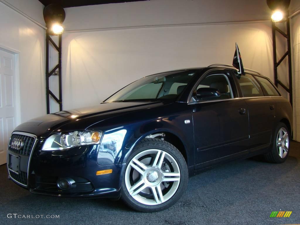 2008 A4 2.0T quattro Avant - Deep Sea Blue Pearl Effect / Light Gray photo #1