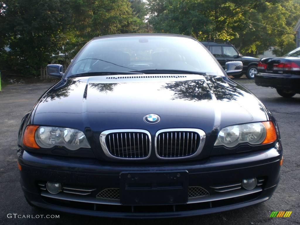 2001 3 Series 330i Convertible - Orient Blue Metallic / Black photo #11