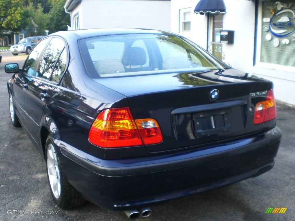 2003 3 Series 325xi Sedan - Orient Blue Metallic / Sand photo #7