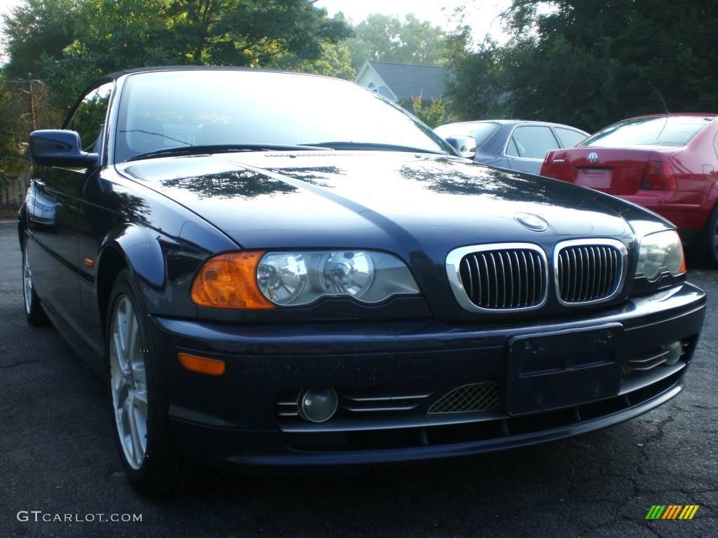 2001 3 Series 330i Convertible - Orient Blue Metallic / Black photo #19