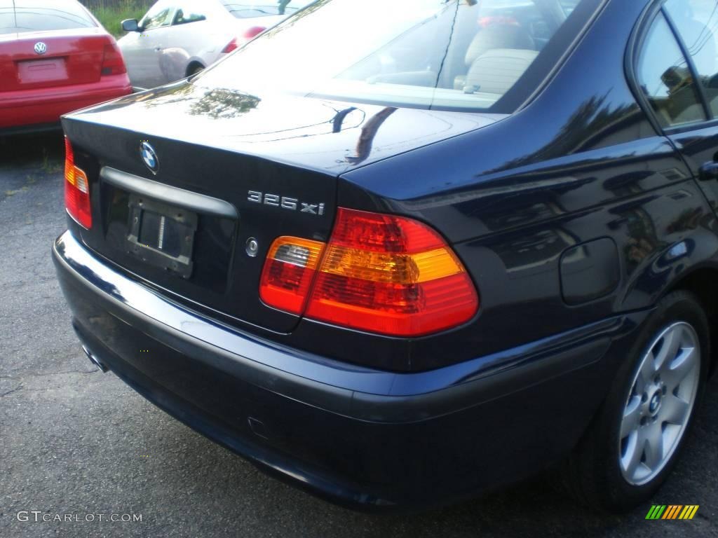 2003 3 Series 325xi Sedan - Orient Blue Metallic / Sand photo #15