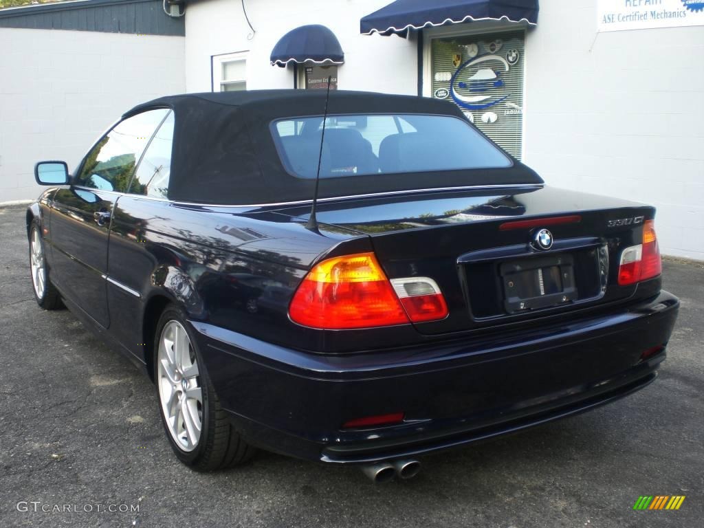 2001 3 Series 330i Convertible - Orient Blue Metallic / Black photo #22