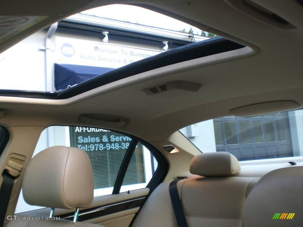 2003 3 Series 325xi Sedan - Orient Blue Metallic / Sand photo #33