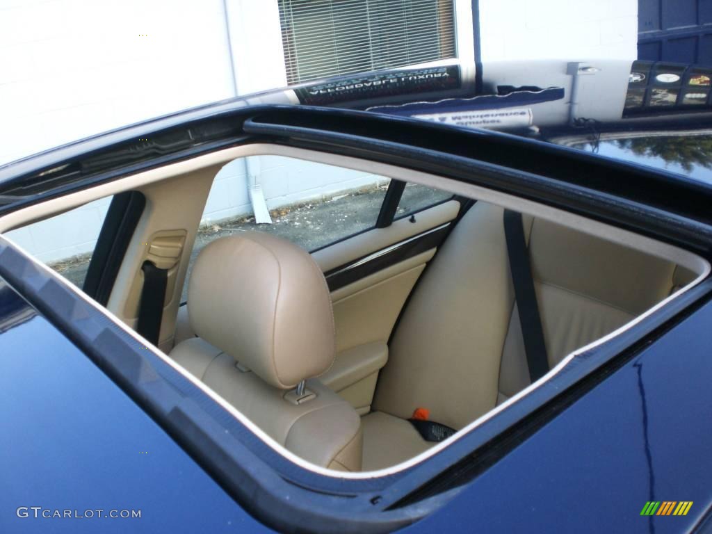 2003 3 Series 325xi Sedan - Orient Blue Metallic / Sand photo #44