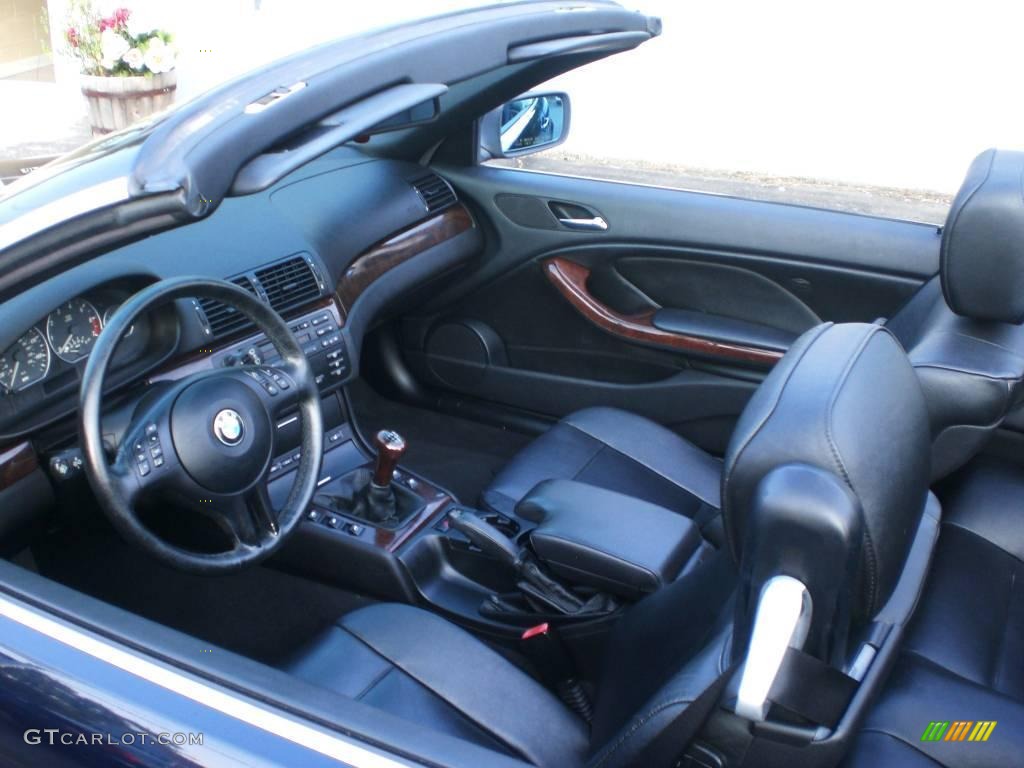 2001 3 Series 330i Convertible - Orient Blue Metallic / Black photo #52
