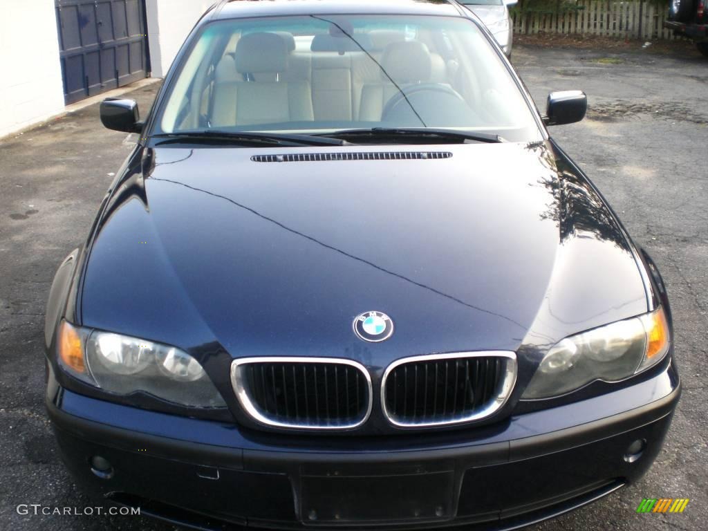 2003 3 Series 325xi Sedan - Orient Blue Metallic / Sand photo #48