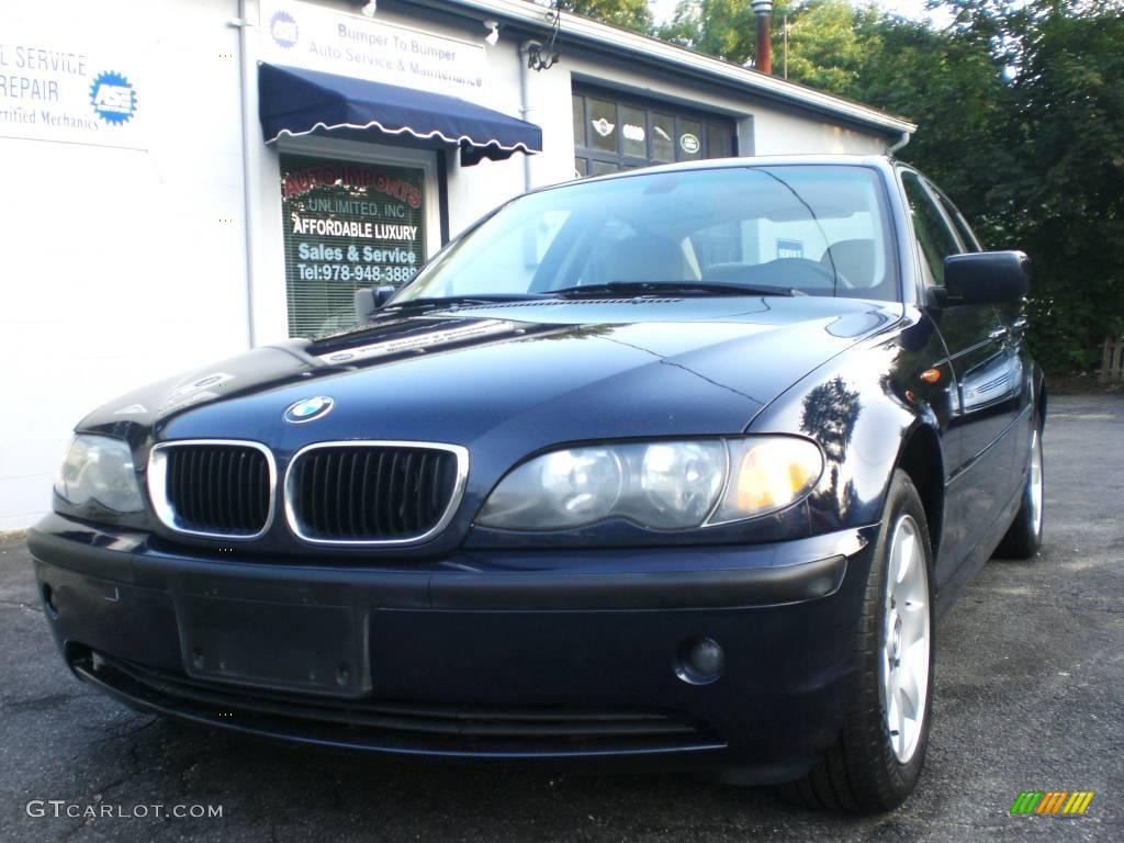 2003 3 Series 325xi Sedan - Orient Blue Metallic / Sand photo #49