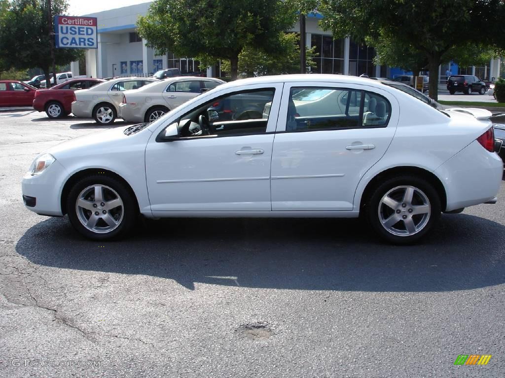 2005 Cobalt LS Sedan - Summit White / Gray photo #6