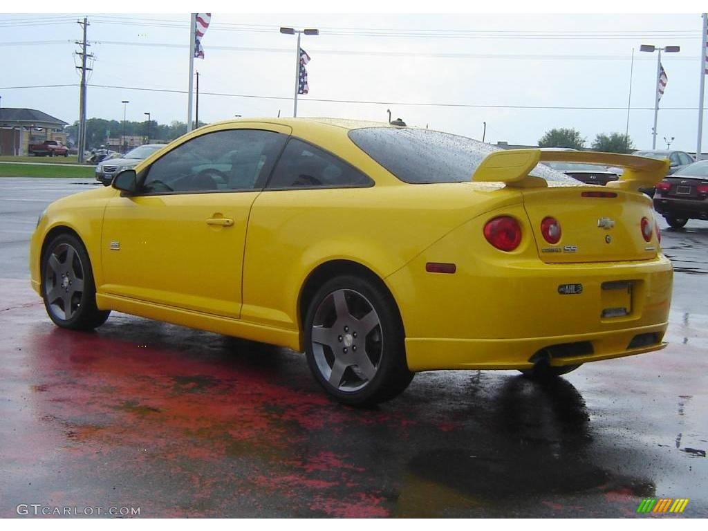2005 Cobalt SS Supercharged Coupe - Rally Yellow / Ebony photo #3