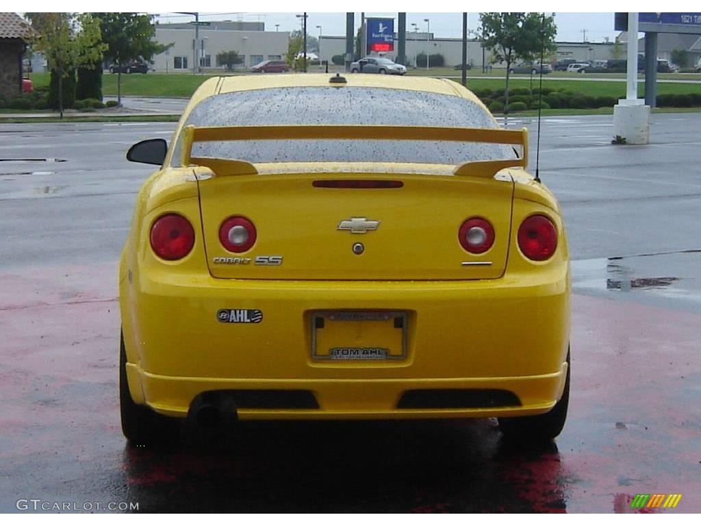 2005 Cobalt SS Supercharged Coupe - Rally Yellow / Ebony photo #4