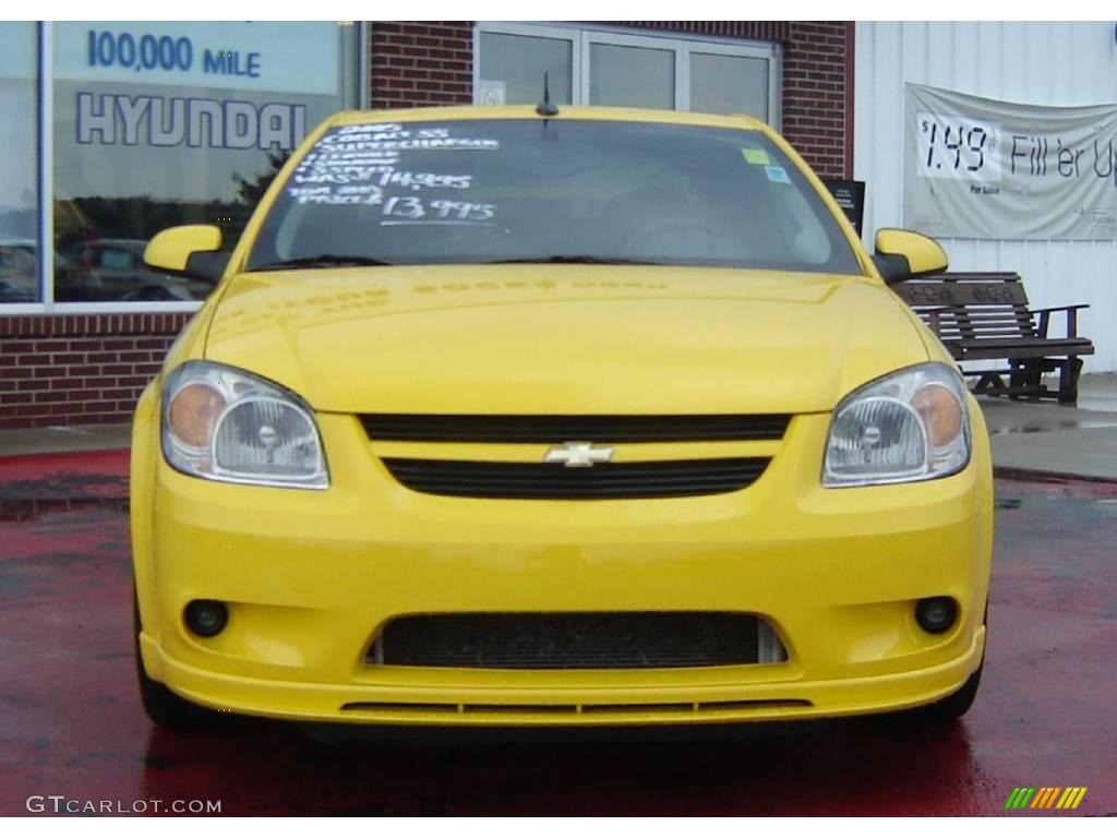 2005 Cobalt SS Supercharged Coupe - Rally Yellow / Ebony photo #8