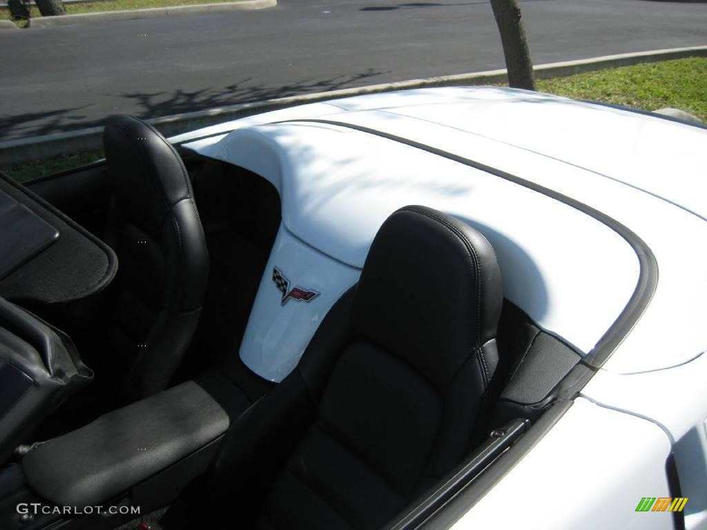 2008 Corvette Convertible - Arctic White / Ebony photo #31