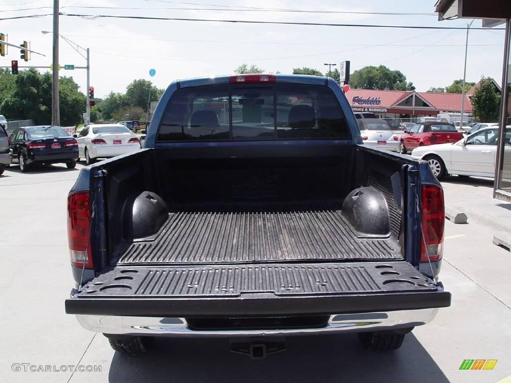 2002 Ram 1500 SLT Quad Cab 4x4 - Atlantic Blue Pearl / Taupe photo #20