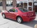 2001 Laser Red Metallic Ford Mustang V6 Coupe  photo #4