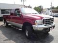 2002 Toreador Red Metallic Ford F250 Super Duty XLT SuperCab 4x4  photo #7